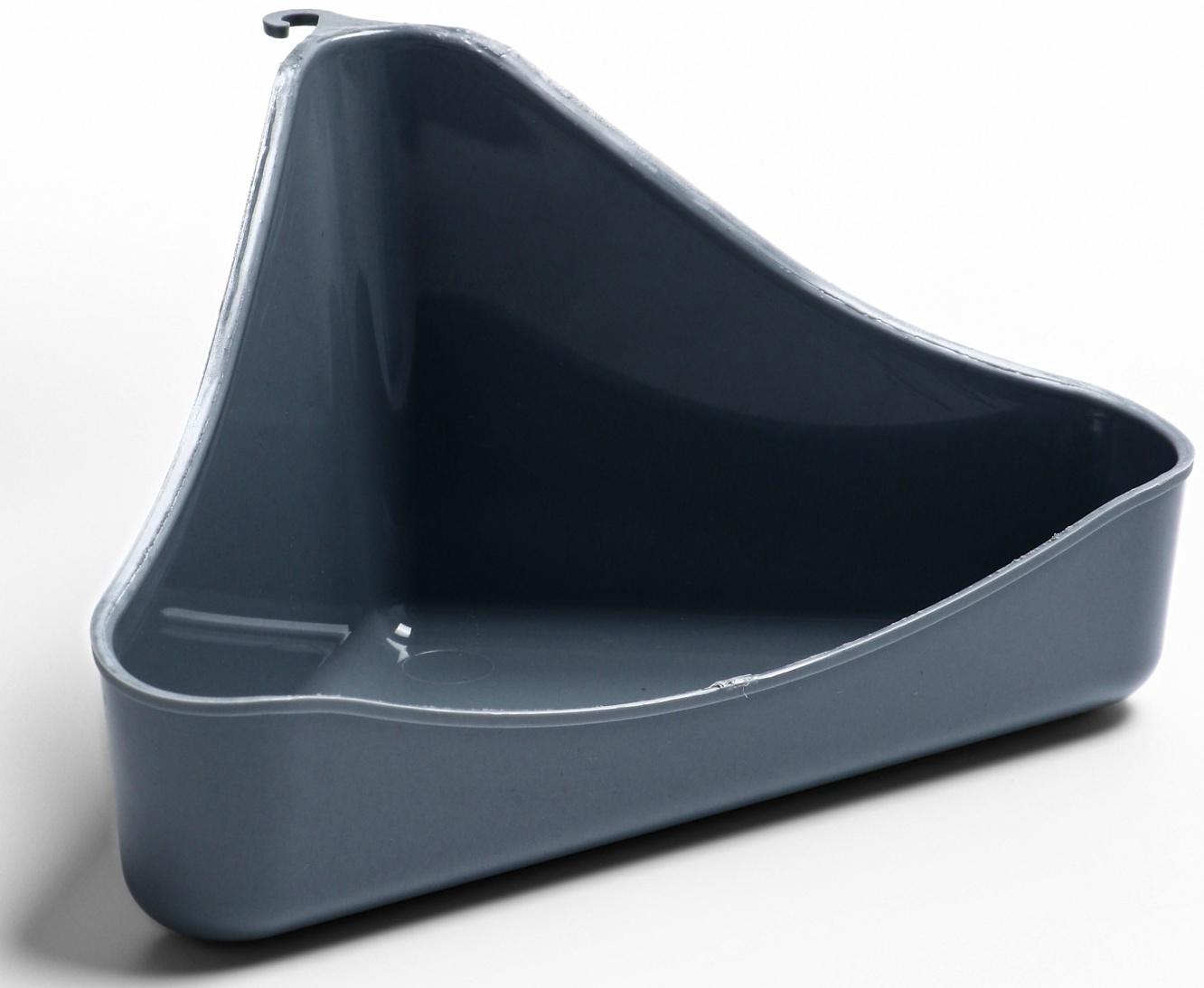 Туалет угловой для грызунов 16×9×8.5 см, микс цветов