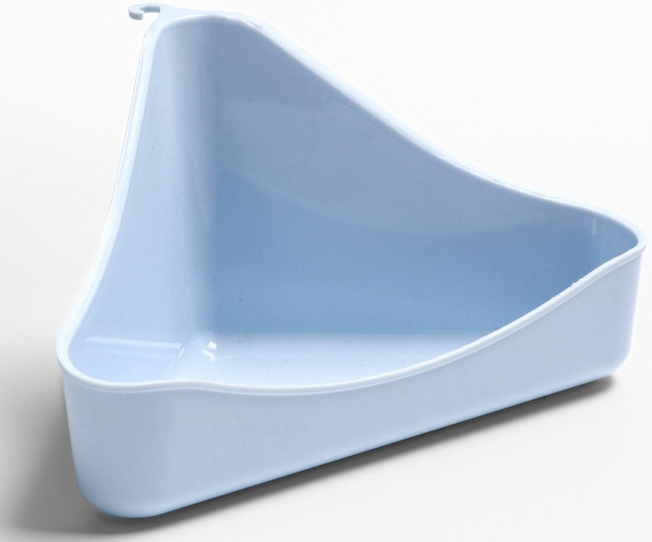 Туалет угловой для грызунов 16×9×8.5 см, микс цветов