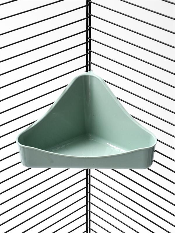 Туалет угловой для грызунов 16×9×8.5 см, микс цветов