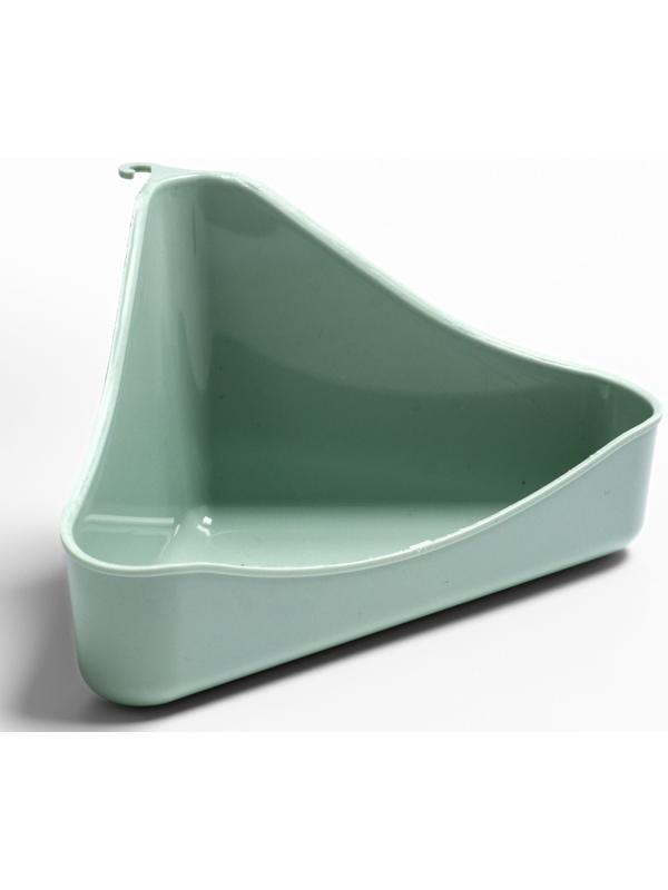 Туалет угловой для грызунов 16×9×8.5 см, микс цветов