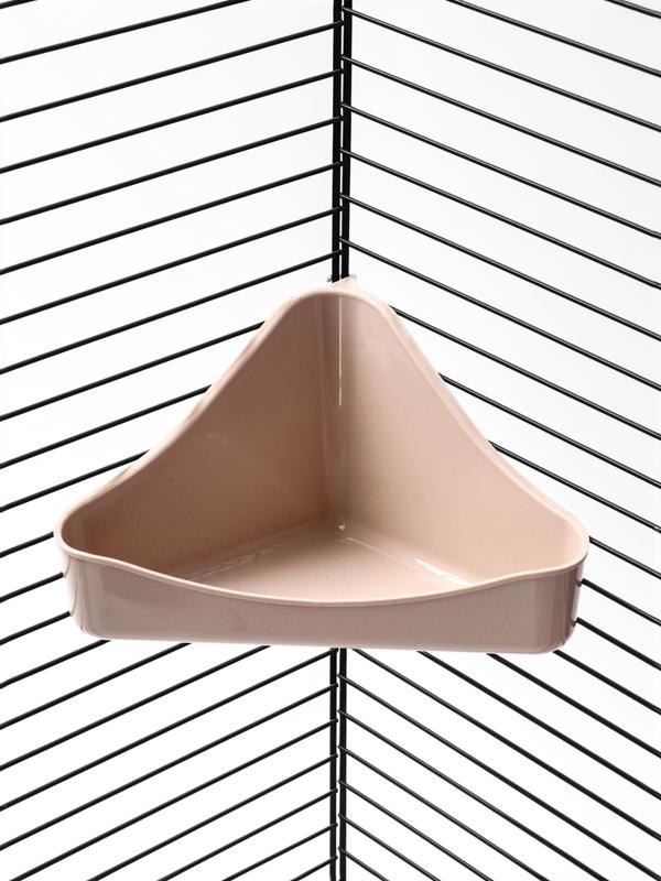 Туалет угловой для грызунов 16×9×8.5 см, микс цветов