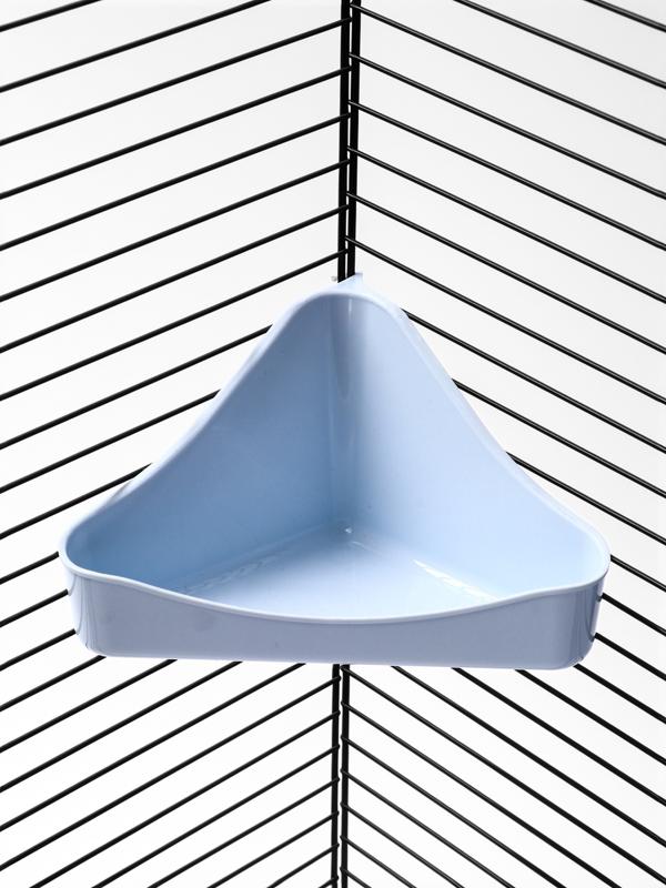Туалет угловой для грызунов 16×9×8.5 см, микс цветов