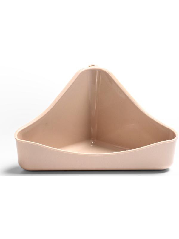 Туалет угловой для грызунов 16×9×8.5 см, микс цветов