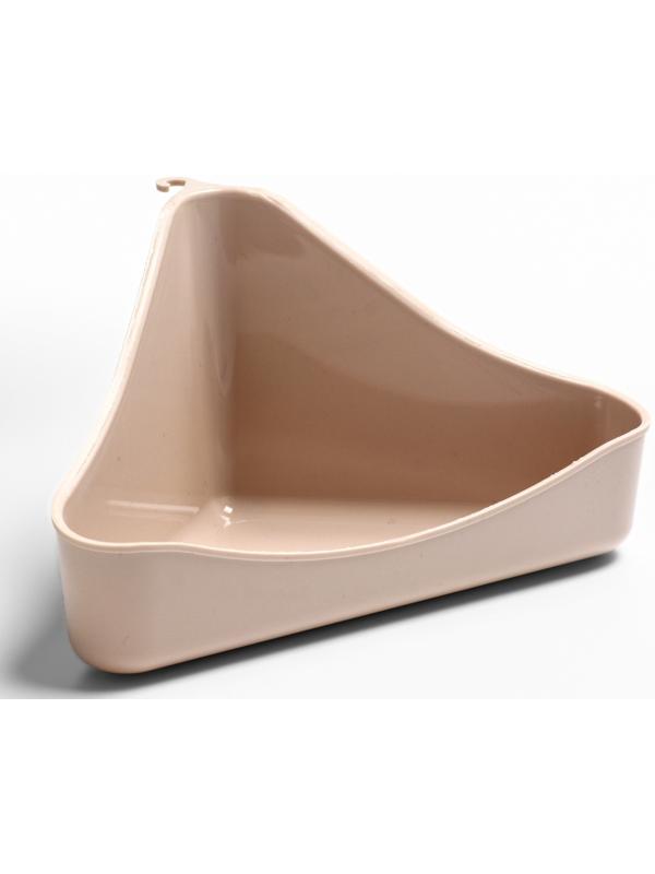 Туалет угловой для грызунов 16×9×8.5 см, микс цветов