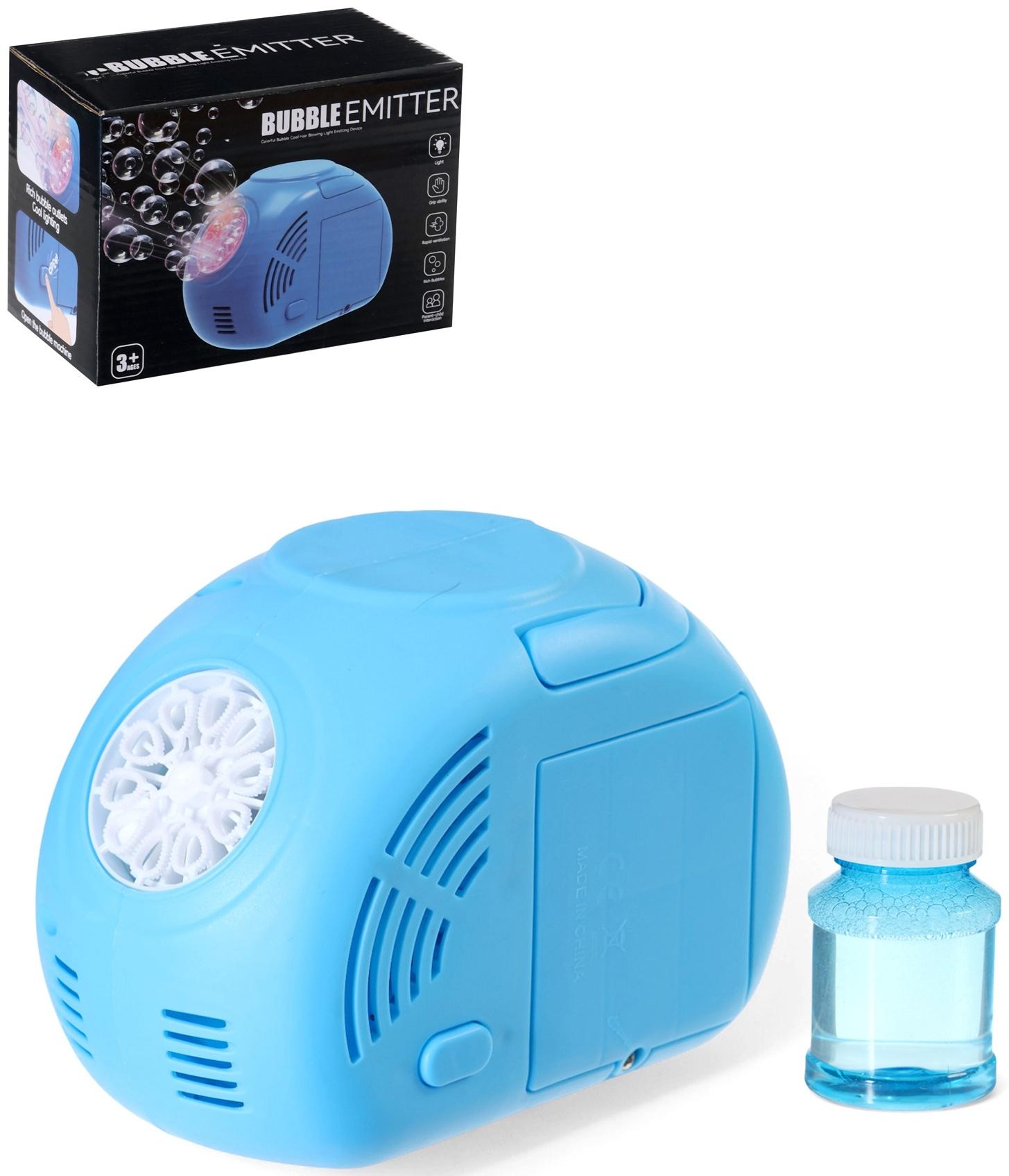 Генератор мыльных пузырей «Праздник», световые эффекты, работает от батареек