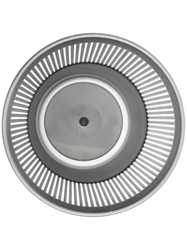 Корзина для бумаг и мусора 10 л, «Доступный офис», сетчатая, серая