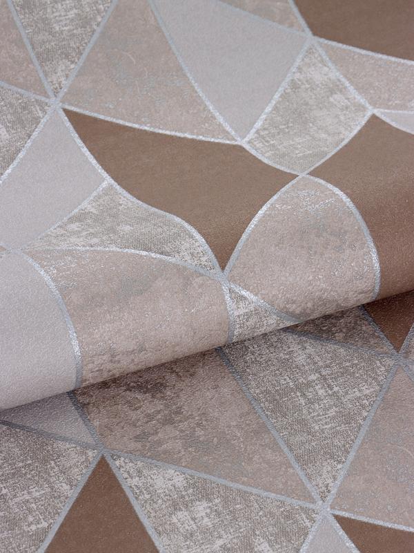 Обои бумажные «Пермские обои. Стиль1131 – 02», 0.53×10.05 м, цвет серый/коричневый