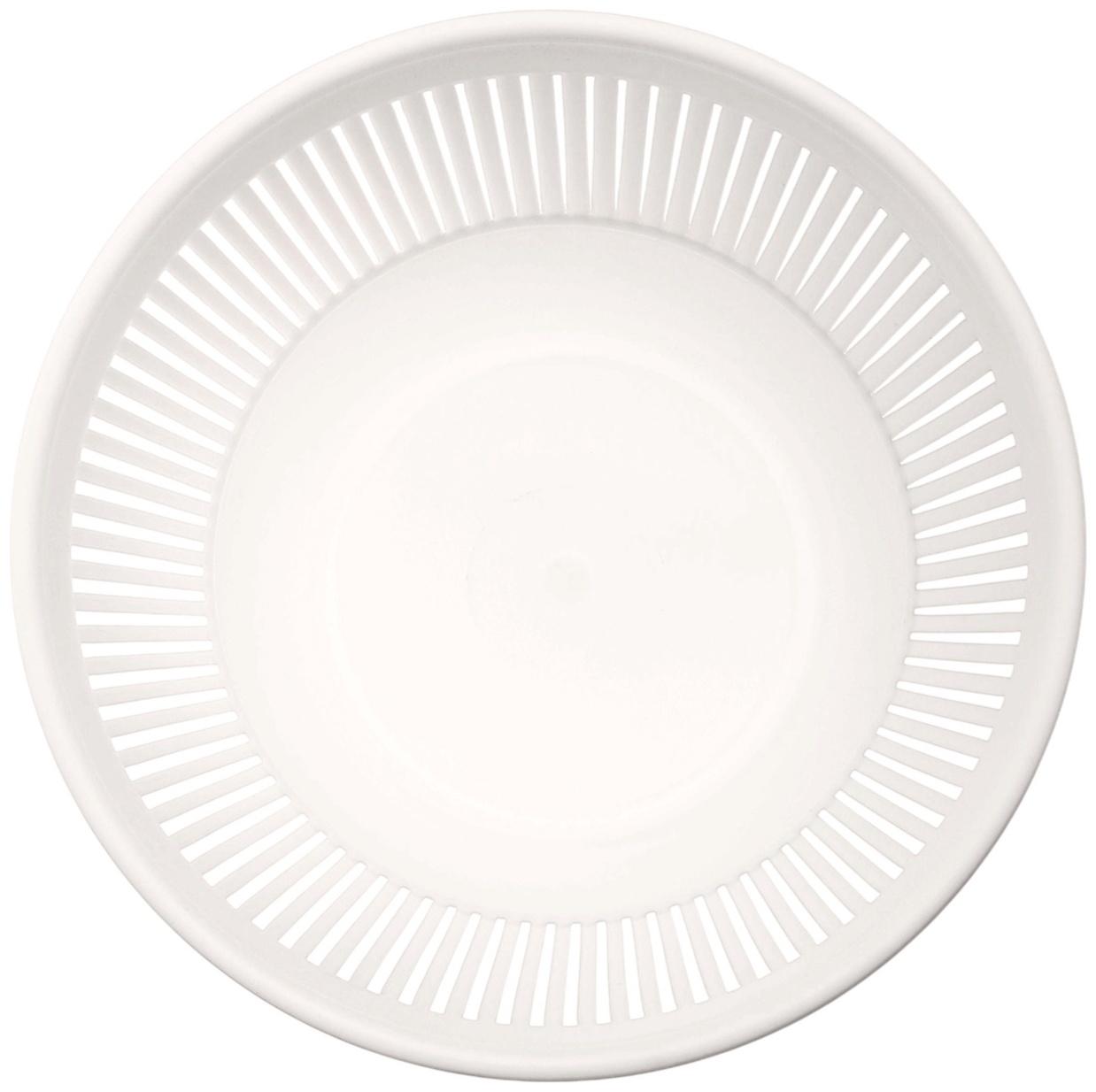 Корзина для бумаг и мусора 10 л, «Доступный офис», сетчатая, белая