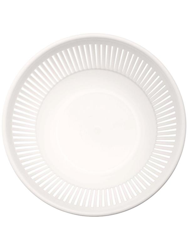 Корзина для бумаг и мусора 10 л, «Доступный офис», сетчатая, белая