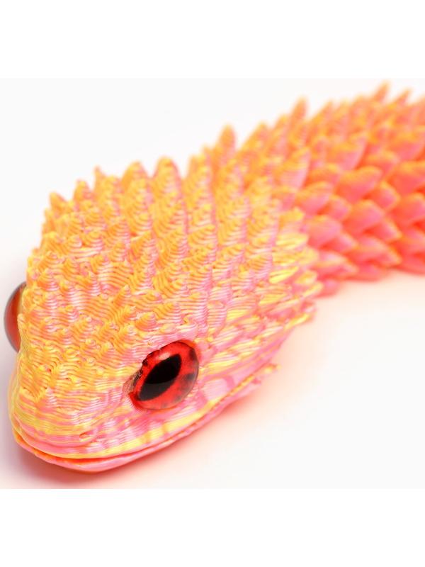 3Д - печатная игрушка «Змейка», подвижная, цвет МИКС