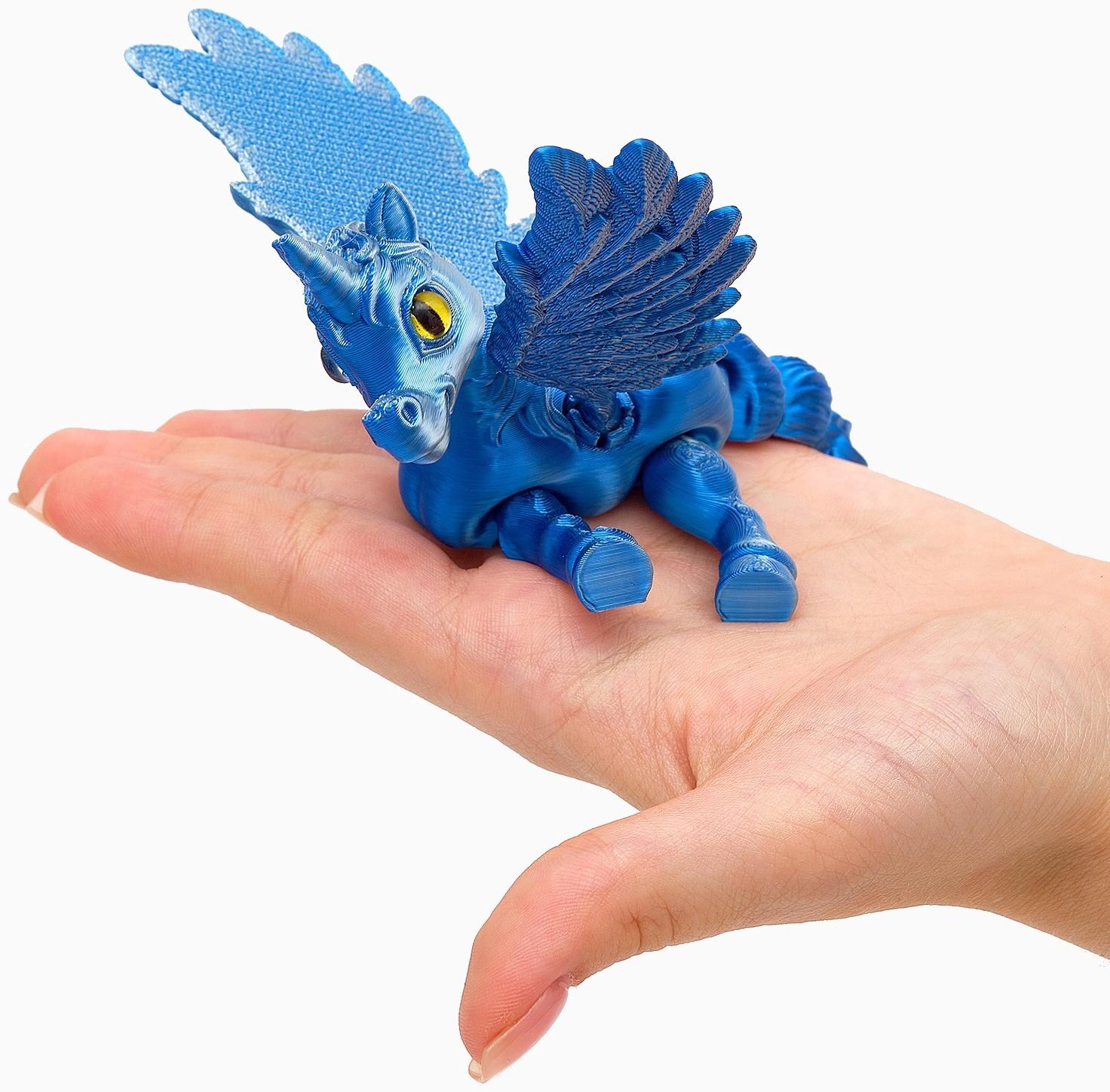 3Д - печатная игрушка «Единорог», подвижная