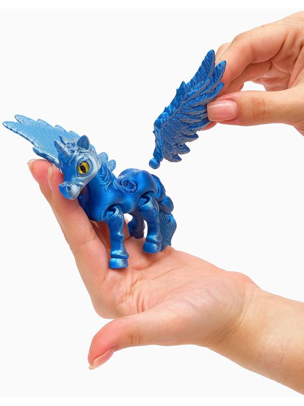 3Д - печатная игрушка «Единорог», подвижная