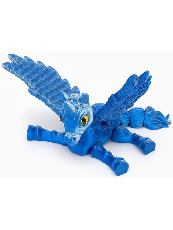 3Д - печатная игрушка «Единорог», подвижная