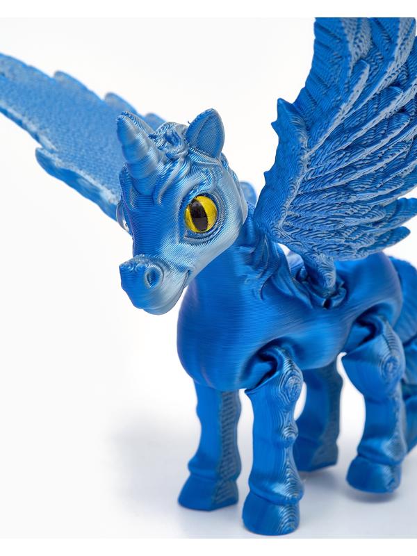 3Д - печатная игрушка «Единорог», подвижная