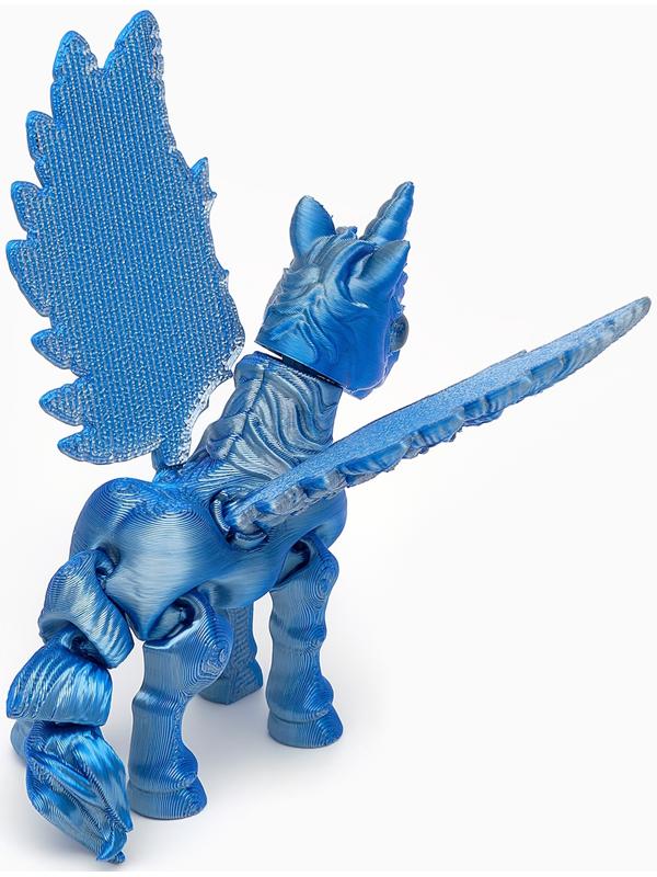 3Д - печатная игрушка «Единорог», подвижная