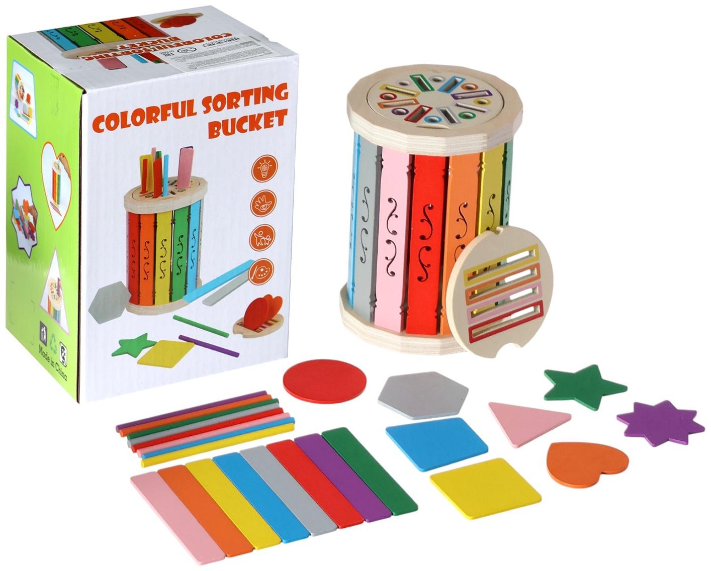 Сортер «Давай учиться и играть», развивающий набор по методике Монтессори