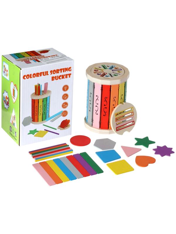 Сортер «Давай учиться и играть», развивающий набор по методике Монтессори