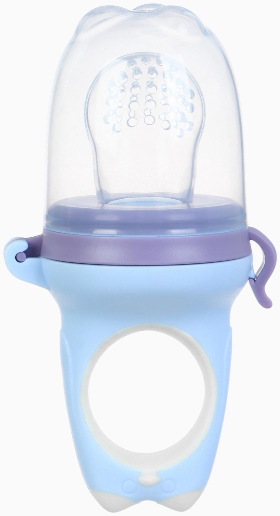 Ниблер для прикорма, от 5 мес., с силиконовой сеточкой, размер М «Дино» МИКС