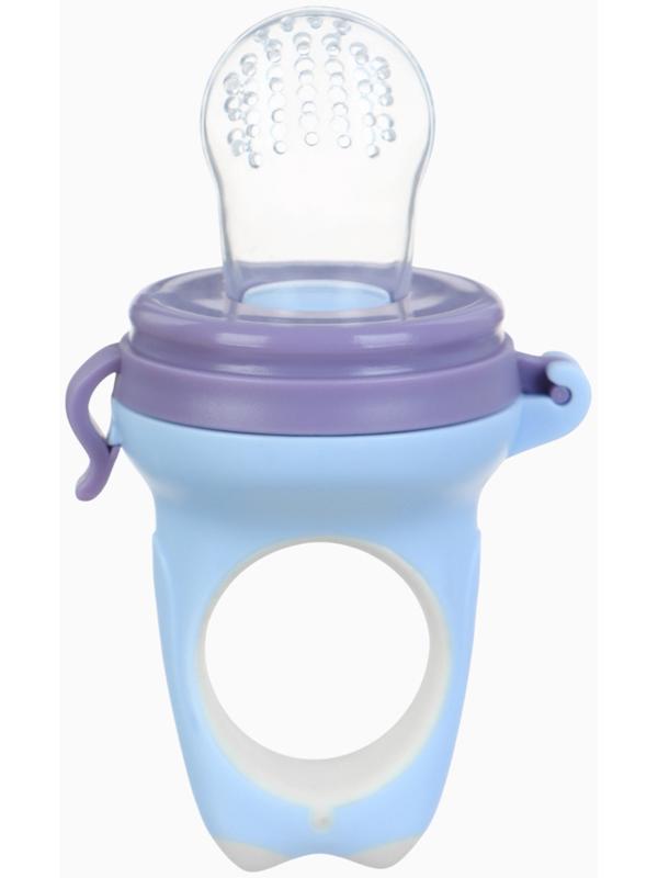 Ниблер для прикорма, от 5 мес., с силиконовой сеточкой, размер М «Дино» МИКС