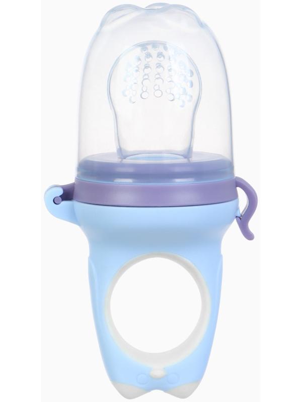 Ниблер для прикорма, от 5 мес., с силиконовой сеточкой, размер М «Дино» МИКС