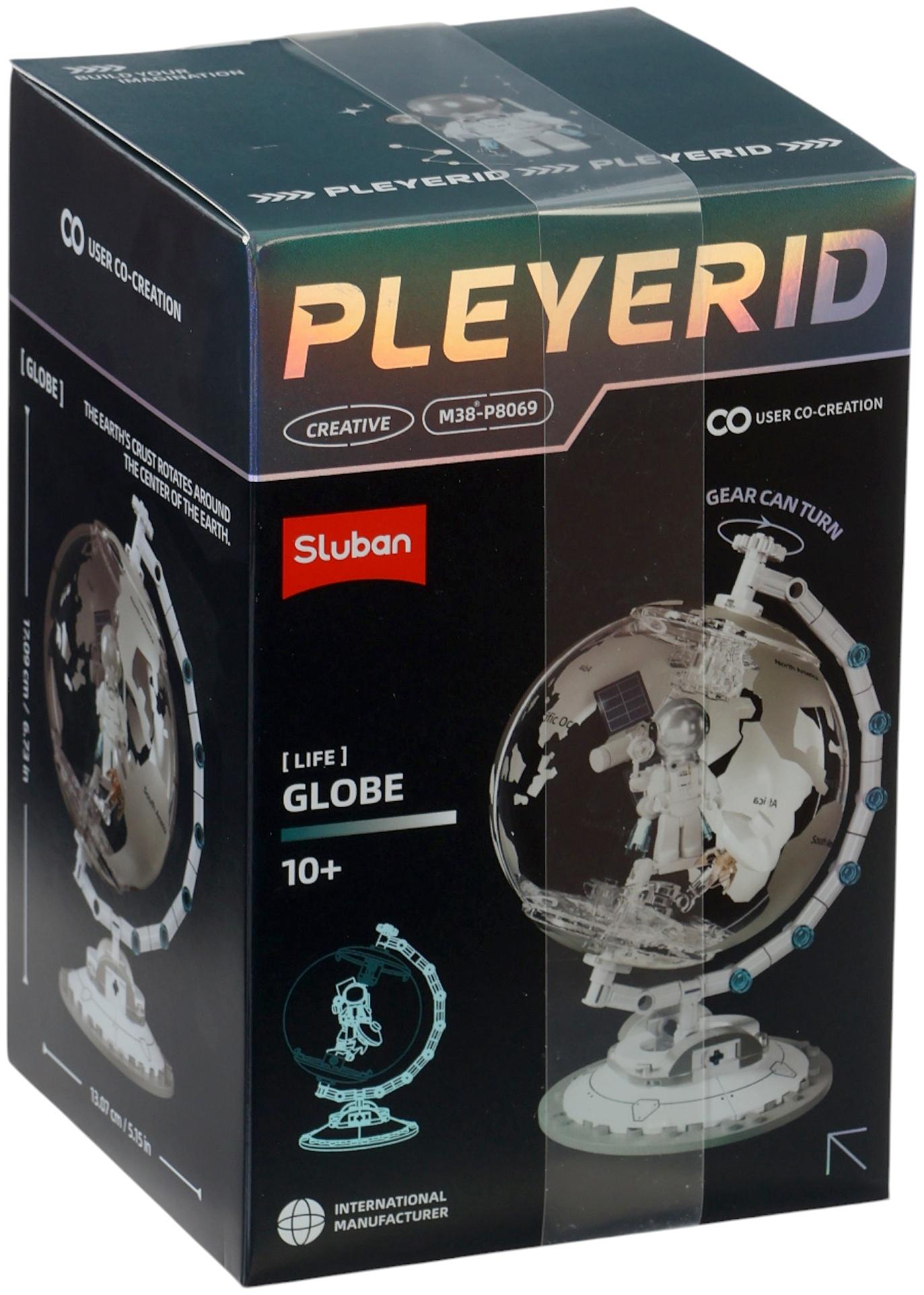 Конструктор «Модельки. Глобус», 137 деталей, с фигуркой космонавта