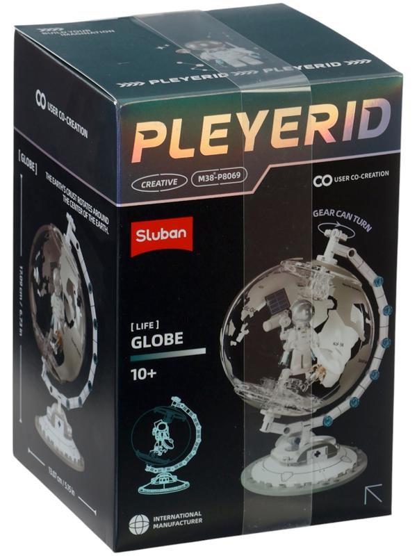 Конструктор «Модельки. Глобус», 137 деталей, с фигуркой космонавта