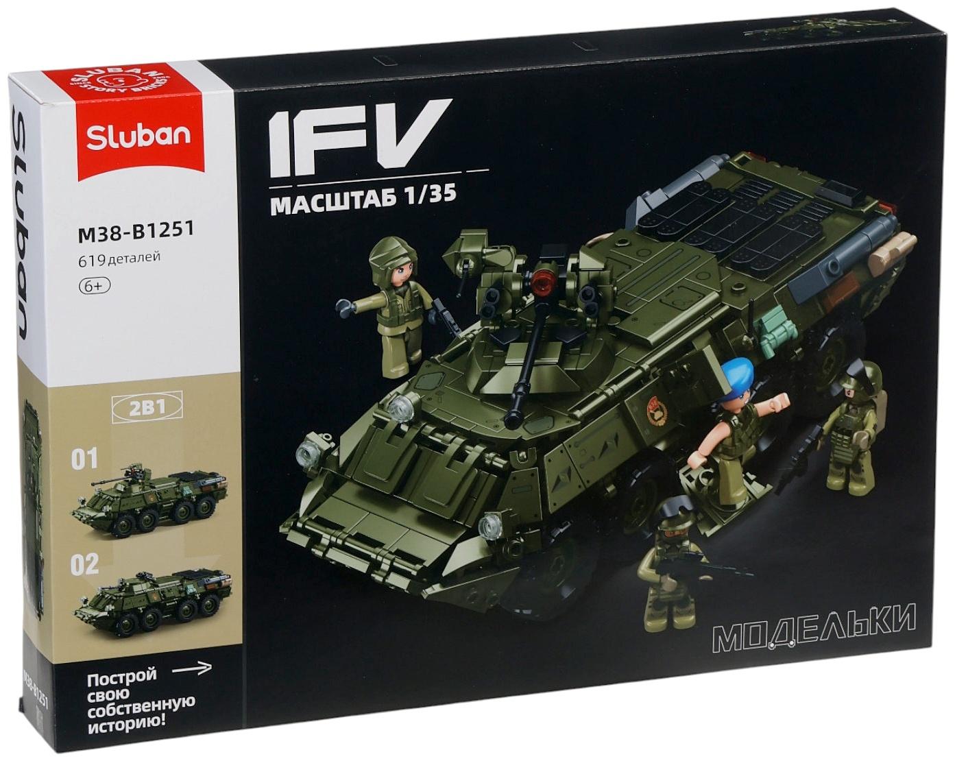 Конструктор «Модельки. БМД ВДВ», 619 деталей
