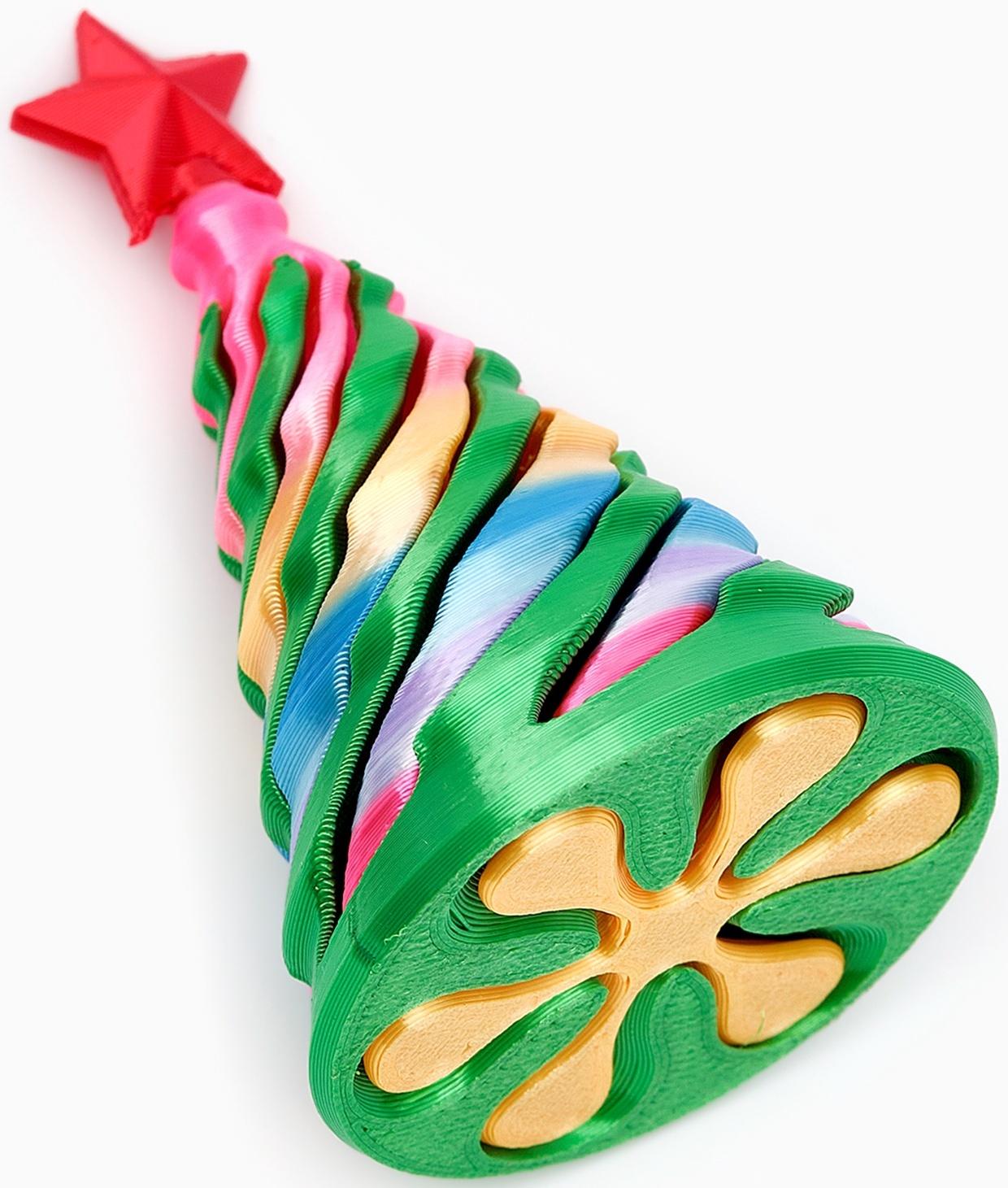 3Д - печатная игрушка «Ёлочка», МИКС