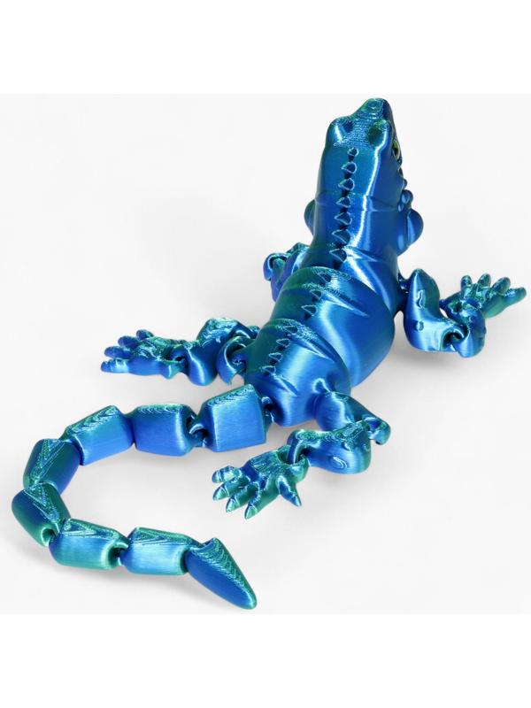 3Д - печатная игрушка «Игуана», подвижная, цвет МИКС