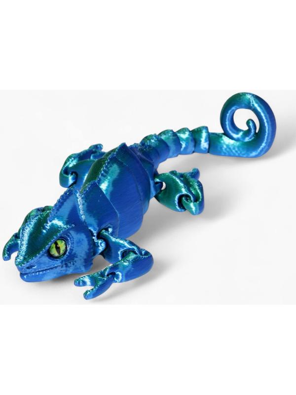 3Д - печатная игрушка «Хамелеон», подвижная, цвет МИКС