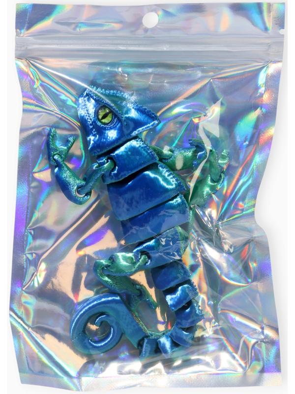 3Д - печатная игрушка «Хамелеон», подвижная, цвет МИКС