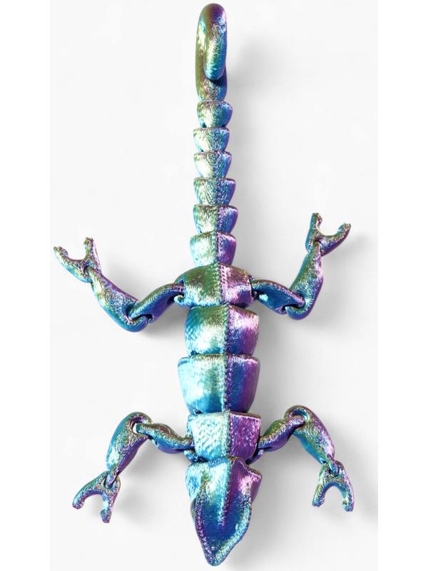 3Д - печатная игрушка «Хамелеон», подвижная, цвет МИКС
