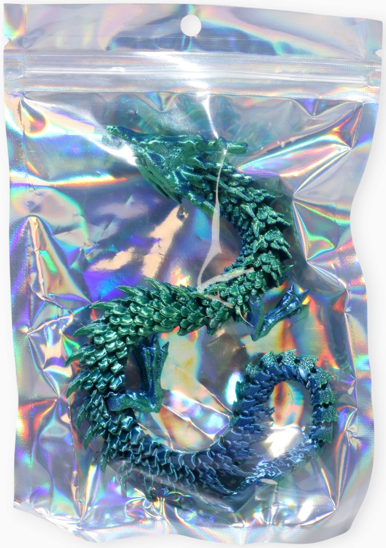 3Д - печатная игрушка «Дракон», подвижная, цвет МИКС