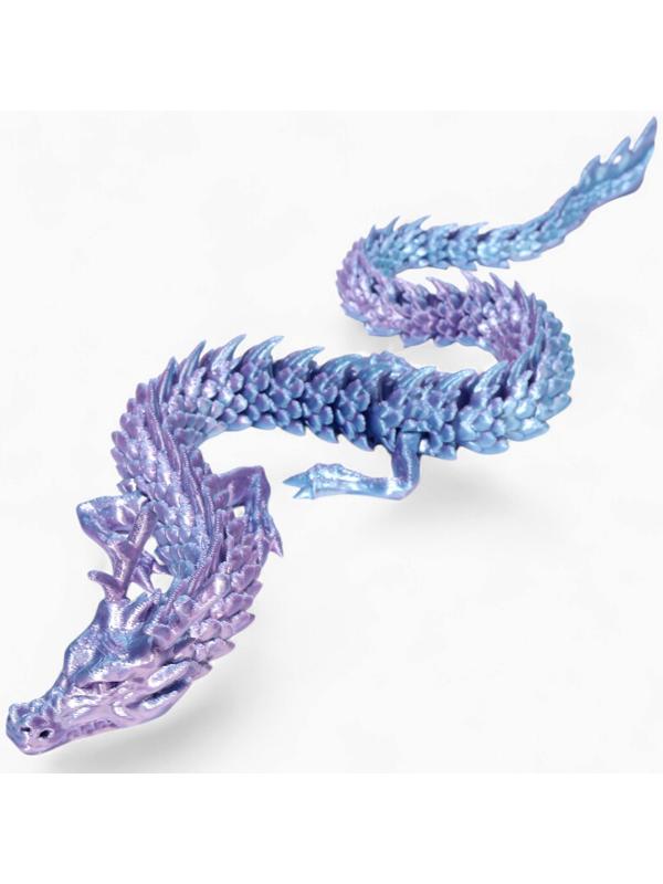 3Д - печатная игрушка «Дракон», подвижная, цвет МИКС
