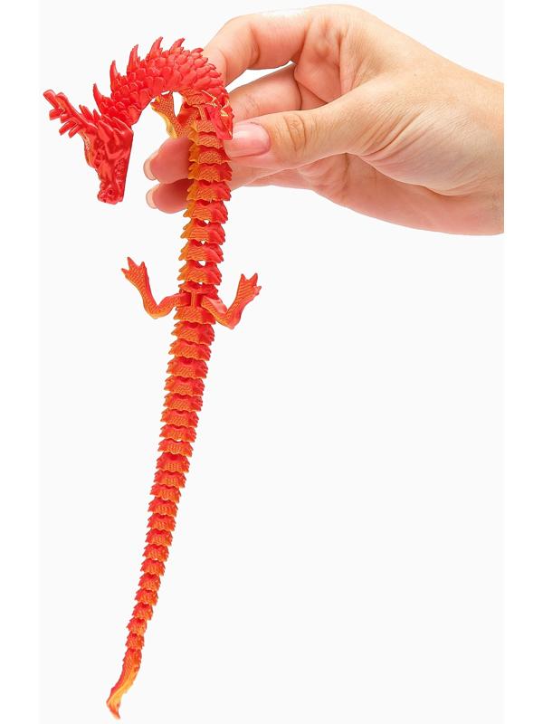 3Д - печатная игрушка «Дракон», подвижная, цвет МИКС