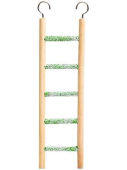 Игрушка для птиц «Лестница с минеральным покрытием» S, 23×8 см