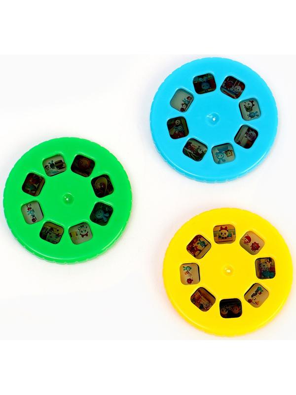 Игровой набор с проектором, 3 книжки, световые эффекты, Малышарики