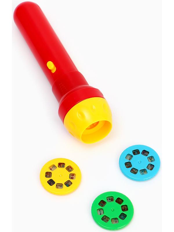 Игровой набор с проектором, 3 книжки, световые эффекты, Малышарики