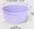 Таз хозяйственный круглый, 10 л, 37×35×14.5 см, фиалковый