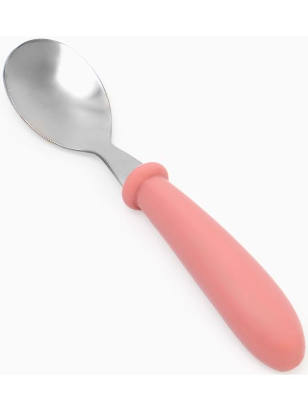 Набор детских столовых приборов в футляре: вилка, ложка Крошка Я розовый