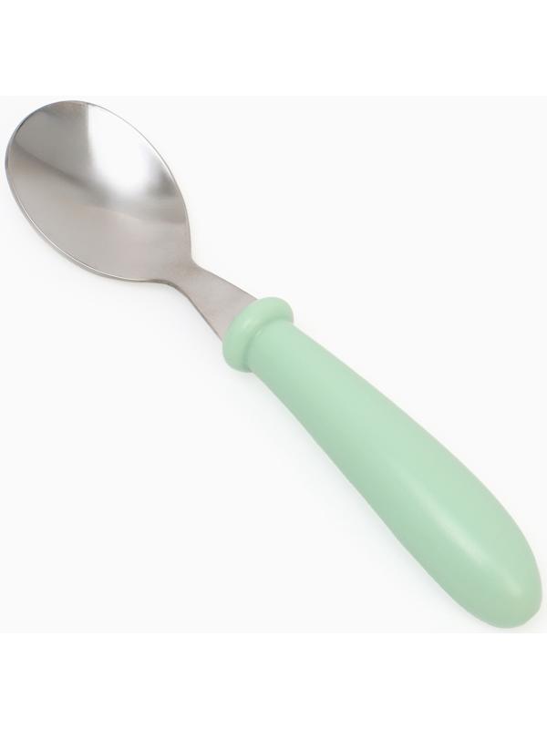 Набор детских столовых приборов в футляре: вилка, ложка Крошка Я бирюзовый