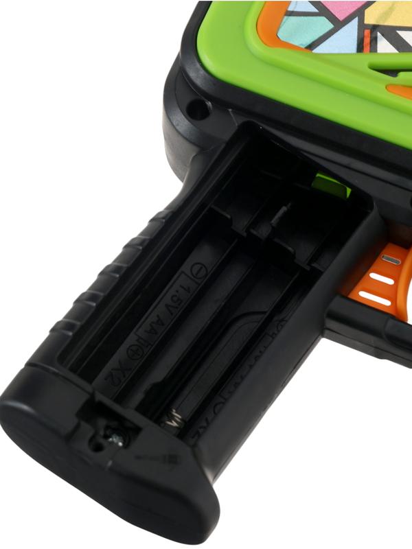 Генератор мыльных пузырей «Пистолет», цвет зелёный, работает от батареек