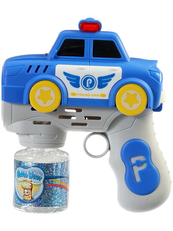 Генератор мыльных пузырей «Полицейская машина», световые эффекты, работает от батареек
