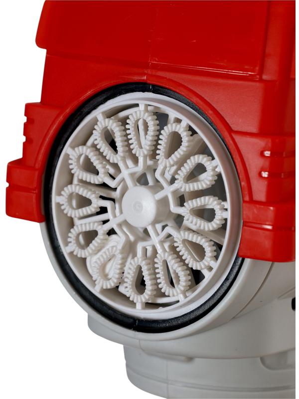 Генератор мыльных пузырей «Пожарная машина», световые эффекты, работает от батареек