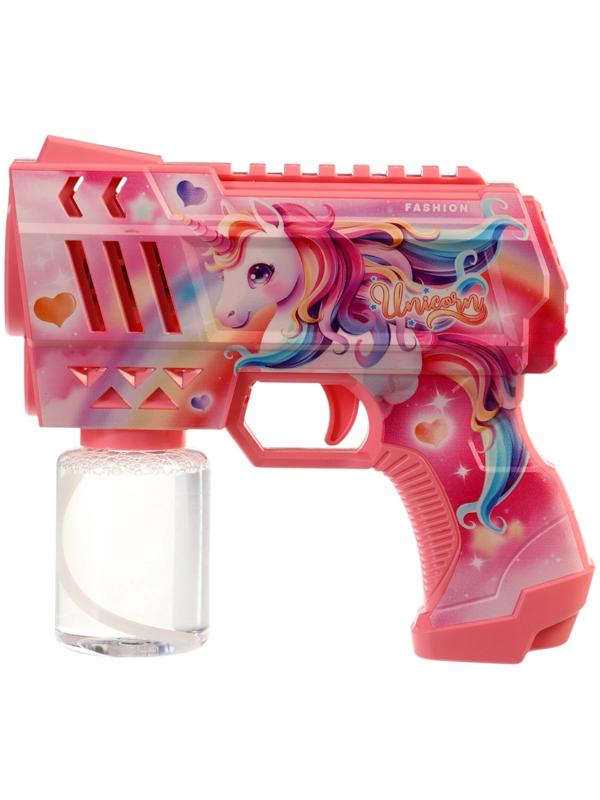 Генератор мыльных пузырей «Единорожка», световые эффекты, работает от батареек