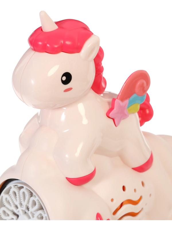 Генератор мыльных пузырей «Единорожка», световые эффекты, работает от батареек