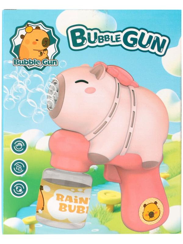 Генератор мыльных пузырей «Капибара», работает от батареек