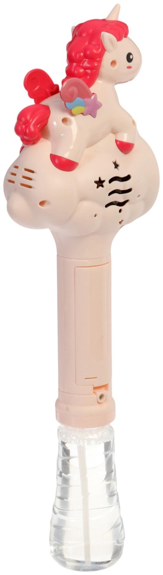 Генератор мыльных пузырей «Единорожка», световые эффекты, работает от батареек