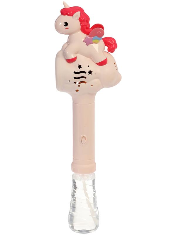 Генератор мыльных пузырей «Единорожка», световые эффекты, работает от батареек