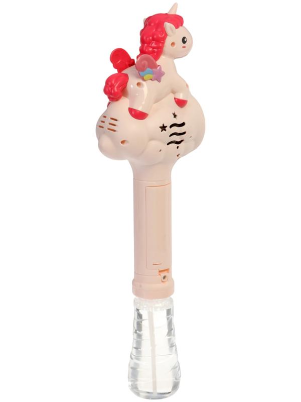 Генератор мыльных пузырей «Единорожка», световые эффекты, работает от батареек